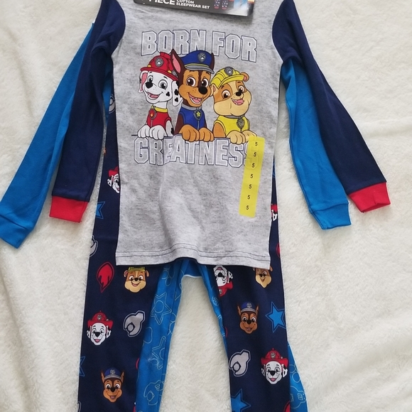 NWT 4 Piece Paw Patrol Sleep wear - Picture 3 of 4